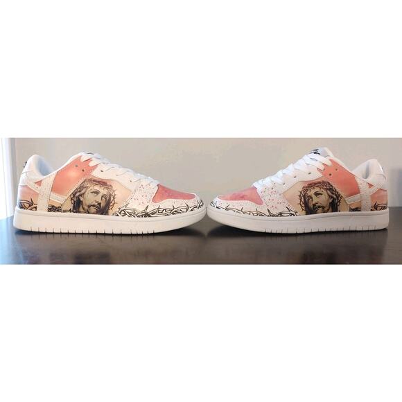 Men's Kito Wares Passion Of Christ Resurrection Day Dunk Low Style Size 8 NIB - Picture 2 of 8